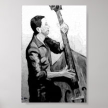 Bajista Hombre O Indian ink Artwork Impresiones