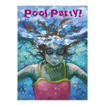 Bajo invitación de la fiesta en la piscina del nad