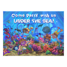 Bajo invitación del fiesta del patio del mar