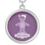 Bajo púrpura del oso de peluche de la recuperación grimpola personalizada