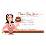 Bakedgoods-Torta del diseñador Plantillas De Tarjetas De Visita