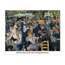 Bal Du Moulin By Pierre-Auguste Renoir Tarjeta Postal