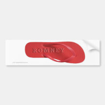 Balanceo Anti-Romney del rojo del pegatina Pegatina De Parachoque