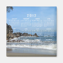 Balanceo pacífico adentro; Calendario 2012 Imanes