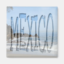Balanceo pacífico adentro; Recuerdo de México Imán De Frigorifico