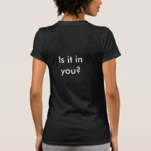 ¿Balanza, está en usted? Camiseta
