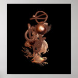 Balanza - impresión del arte abstracto posters