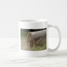 Balas de heno taza de café
