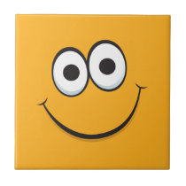 Baldosa cerámica de la cara sonriente feliz anaran azulejos