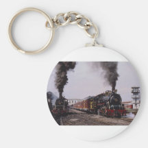 Baldwin 4-8-0, no. 76, deja la estación de Bogotá, Llavero