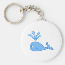 Ballena, azul llavero