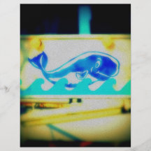 Ballena de una época flyer personalizado