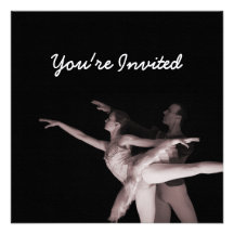Ballet - danza Partners 2 - rojo Anuncio Personalizado