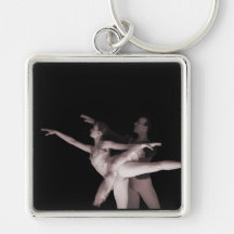Ballet - danza Partners 2 - rojo Llaveros Personalizados