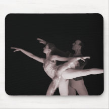 Ballet - danza Partners 2 - rojo Tapete De Ratón