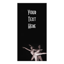 Ballet - danza Partners 2 - rojo Tarjetas Fotograficas Personalizadas