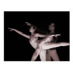 Ballet - danza Partners 2 - rojo Tarjeta Postal