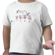 Ballet de hadas del ángel camiseta