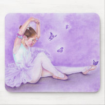 Ballet de Papillon Mousepad Tapete De Ratones