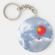 Ballon Wolken balloon clouds Schlüsselbänder