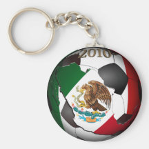 Balón 2010 de fútbol de México Llavero Personalizado