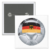 Balón de fútbol alemán pins