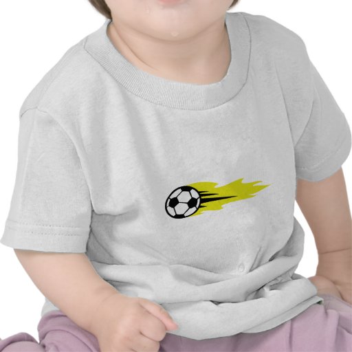 balón de fútbol ardiente camiseta