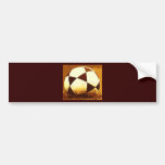 Balón de fútbol - bola del fútbol pegatina de parachoque