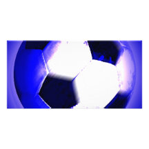 Balón de fútbol - bola del fútbol tarjeta con foto personalizada