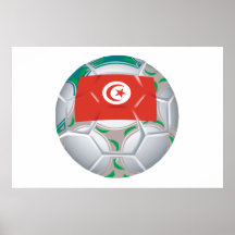 Balón de fútbol de Tunisan Impresiones