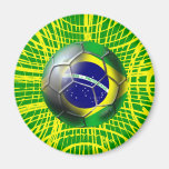 Balón de fútbol del Brasil el Brasil en los regalo Imán De Frigorífico