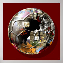 ¡Balón de fútbol español - la cultura y el fútbol  Impresiones