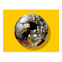 ¡Balón de fútbol español - la cultura y el fútbol  Postales