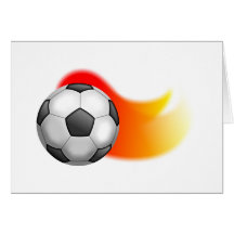 Balón de fútbol felicitación
