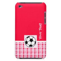 Balón de fútbol lindo barely there iPod protectores