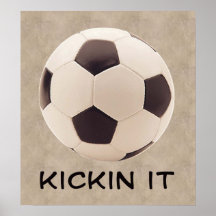 Balón de fútbol poster