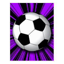 BALÓN DE FÚTBOL RETRO TARJETA POSTAL