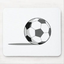 Balón de fútbol tapete de raton