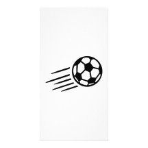 Balón de fútbol tarjetas fotográficas personalizadas