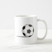 Balón de fútbol taza