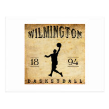 Baloncesto 1894 de Wilmington Delaware Postales