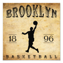 Baloncesto 1896 de Brooklyn Nueva York Fotografias