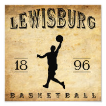 Baloncesto 1896 de Lewisburg Pennsylvania Fotografia