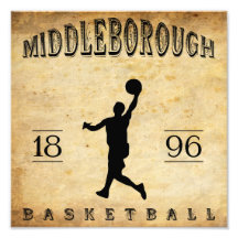 Baloncesto 1896 de Middleborough Massachusetts Impresiones Fotograficas