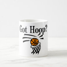 Baloncesto conseguido del aro tazas