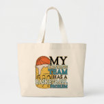 Baloncesto de consumición del equipo bolsa lienzo