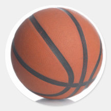 BALONCESTO DE KEWL PEGATINA REDONDA
