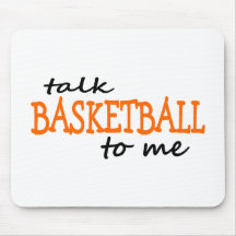 Baloncesto de la charla a mí tapetes de ratones