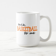 Baloncesto de la charla a mí tazas de café