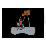 Baloncesto de la silla de rueda felicitacion 